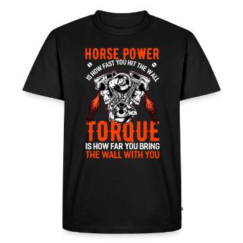 Mécanicien automobile mécanicien garage garage cadeau - T-shirt Premium bio Homme - noir - Devant - Nico (187cm)