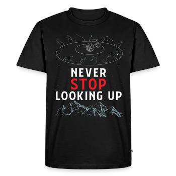 Astronaut astrophysics astrophysicist gift - Men's Premium Organic T-Shirt - black - Front - Nico (187cm)