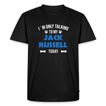 Jack Russell - T-shirt Premium bio Homme - noir - Devant - Nico (187cm)