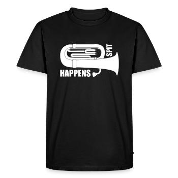 Tuba Tuba Player Brass Musician Tuba Saying - Men's Premium Organic T-Shirt - black - Front - Nico (187cm)