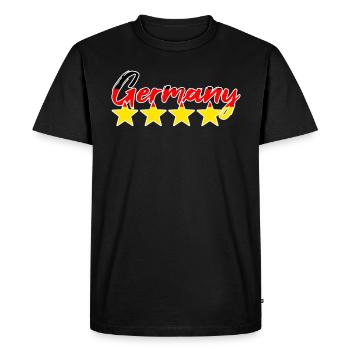 Allemagne Fan de football - T-shirt Premium bio Homme - noir - Devant - Nico (187cm)