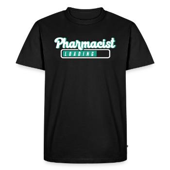 Pharmacist Gift, Pharmacy Pharmacy, Pharmacist - Men's Premium Organic T-Shirt - black - Front - Nico (187cm)