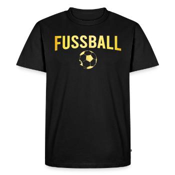 Football Football - T-shirt Premium bio Homme - noir - Devant - Nico (187cm)