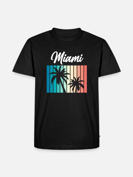 Miami - T-shirt Premium bio Homme - noir