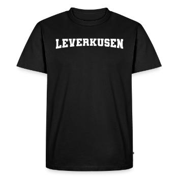 Leverkusen - T-shirt Premium bio Homme - noir - Devant - Nico (187cm)