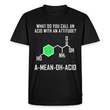 Chimie - T-shirt Premium bio Homme - noir - Devant - Nico (187cm)