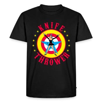 Circus Circus Tente Clown Cadeau - T-shirt Premium bio Homme - noir - Devant - Nico (187cm)