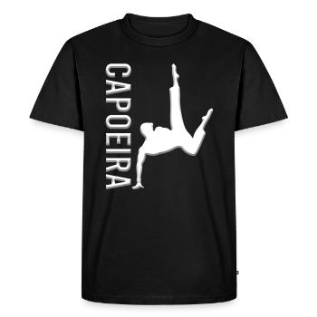 Capoeira Martial Arts - Men's Premium Organic T-Shirt - black - Front - Nico (187cm)