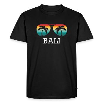 Bali Voyage Vacances Voyage Été Soleil Souvenir - T-shirt Premium bio Homme - noir - Devant - Nico (187cm)