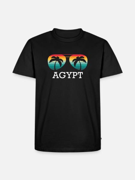 Egypt Holiday Travel Summer Sun Souvenir - Men's Premium Organic T-Shirt - black