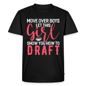 Football américain - T-shirt Premium bio Homme - noir - Devant - Nico (187cm)
