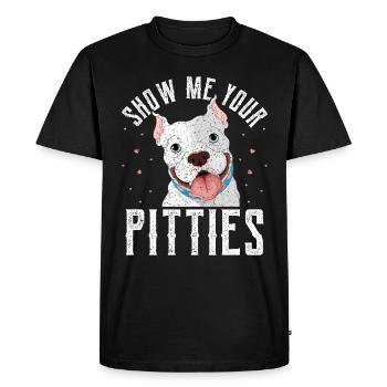 Pitbull - T-shirt Premium bio Homme - noir - Devant - Nico (187cm)