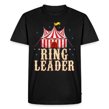 Cirque - T-shirt Premium bio Homme - noir - Devant - Nico (187cm)