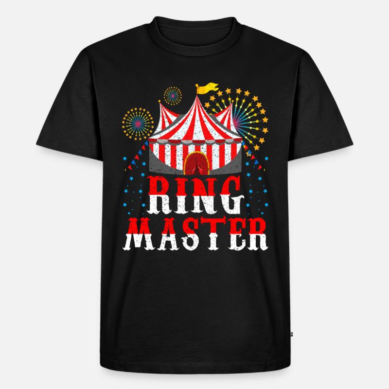 Zirkus - Männer Premium Bio T-Shirt - Schwarz