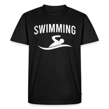 Nager - T-shirt Premium bio Homme - noir - Devant - Nico (187cm)