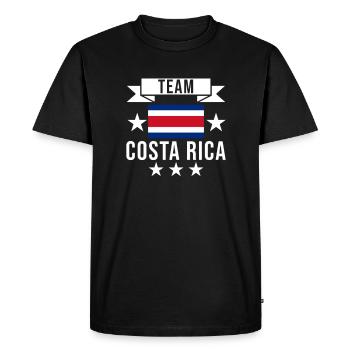 Costa Rica Vacances Amérique Centrale Cadeau de Voyage - T-shirt Premium bio Homme - noir - Devant - Nico (187cm)