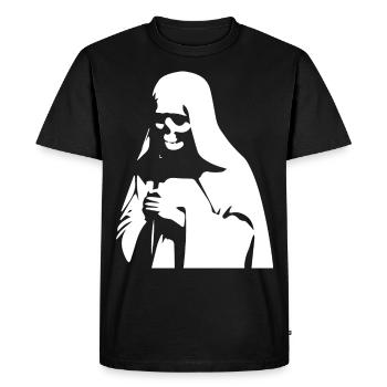Un style sinistre dévoilé : découvrez un monde de Horr - T-shirt Premium bio Homme - noir - Devant - Nico (187cm)