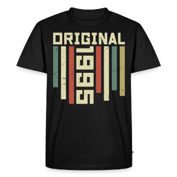 1995 Cadeau Rétro 1995 Cadeau Anniversaire 29 ans - T-shirt Premium bio Homme - noir - Devant - Nico (187cm)