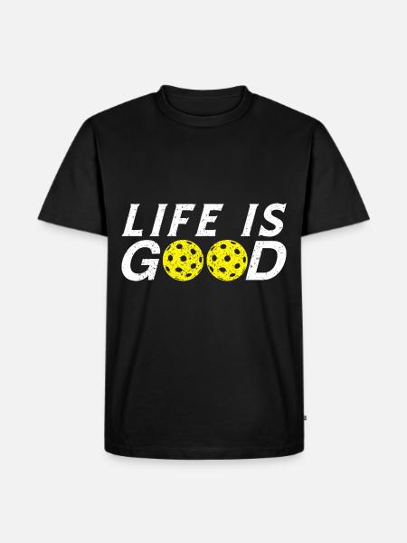 Pickleball - Men's Premium Organic T-Shirt - black