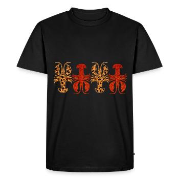 Saison du crabe Drôles De crabes Cuisiner le homard Cuisine - T-shirt Premium bio Homme - noir - Devant - Nico (187cm)