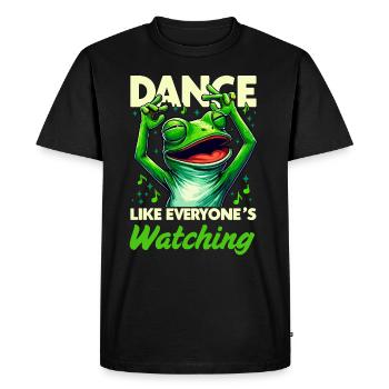 Carnival Frog Costume Dancing Dancer Disco Funny - Men's Premium Organic T-Shirt - black - Front - Nico (187cm)