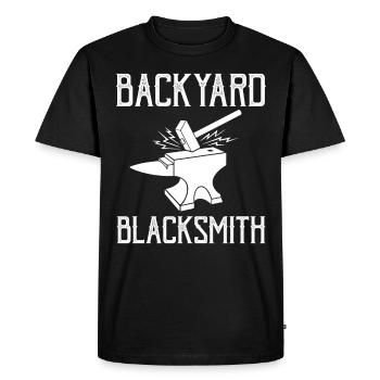 Forgeron d’arrière-cour Ironsmith - T-shirt Premium bio Homme - noir - Devant - Nico (187cm)