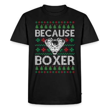 Mécanicien V8 Moteur Voiture Tuning Ugly Christmas - Bec - T-shirt Premium bio Homme - noir - Devant - Nico (187cm)