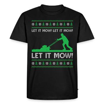 Affreuse tonte de Noël - Laissez-la tondre! Laissez-le tondre! Le - T-shirt Premium bio Homme - noir - Devant - Nico (187cm)