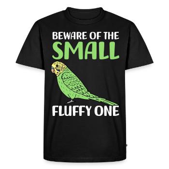 Budgerigar Oiseaux d’ornement | Cadeaux d’oiseaux de compagnie - T-shirt Premium bio Homme - noir - Devant - Nico (187cm)