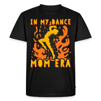 À l’époque de ma mère dansante - T-shirt Premium bio Homme - noir - Devant - Nico (187cm)