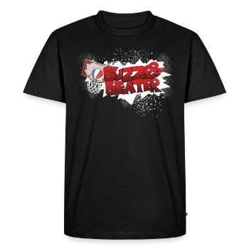 Buzzer Beater basketball - Men's Premium Organic T-Shirt - black - Front - Nico (187cm)