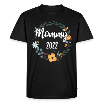 Mom 2022 Pregnant Pregnancy Mom To Be - Men's Premium Organic T-Shirt - black - Front - Nico (187cm)