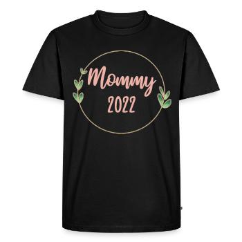Mom 2022 Pregnant Pregnancy Mom To Be - Men's Premium Organic T-Shirt - black - Front - Nico (187cm)
