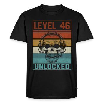 46e anniversaire du joueur - T-shirt Premium bio Homme - noir - Devant - Nico (187cm)