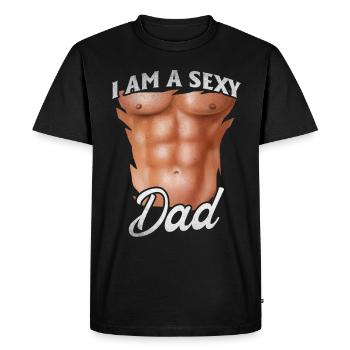 Sexy Daddy Father’s Day Idées Je suis un papa sexy - T-shirt Premium bio Homme - noir - Devant - Nico (187cm)