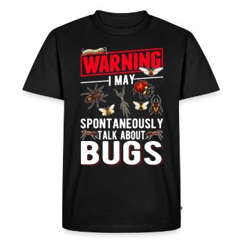 Insect entomologist - Men's Premium Organic T-Shirt - black - Front - Nico (187cm)