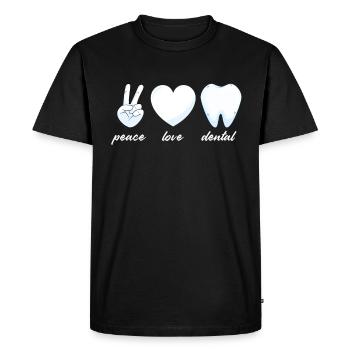 Dentiste Assistant dentaire Assistant dentaire Cadeau - T-shirt Premium bio Homme - noir - Devant - Nico (187cm)