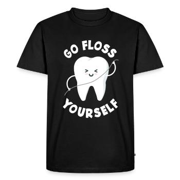 Dentiste Assistant dentaire Assistant dentaire Cadeau - T-shirt Premium bio Homme - noir - Devant - Nico (187cm)