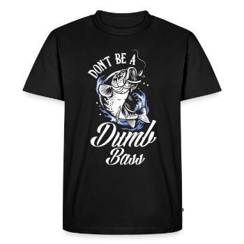 Cadeau amusant de pêcheur - T-shirt Premium bio Homme - noir - Devant - Nico (187cm)