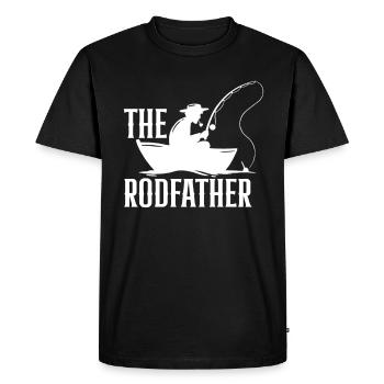 Cadeau amusant de pêcheur - T-shirt Premium bio Homme - noir - Devant - Nico (187cm)