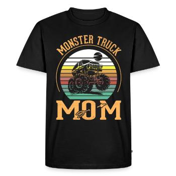 Monstertruck Maman Garçons Fille Anniversaire - T-shirt Premium bio Homme - noir - Devant - Nico (187cm)
