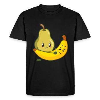 First aid pun fruit paramedic - Men's Premium Organic T-Shirt - black - Front - Nico (187cm)
