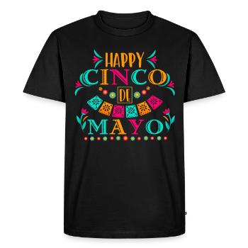 Joyeux Cinco De Mayo Fiesta mexicaine - T-shirt Premium bio Homme - noir - Devant - Nico (187cm)