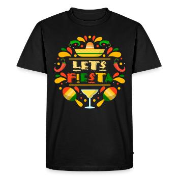 Fiesta Sombrero Joyeux Cinco De Mayo - T-shirt Premium bio Homme - noir - Devant - Nico (187cm)