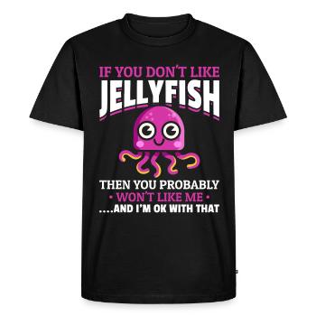 Méduses Méduses Amant I Si vous n’avez pas de méduses - T-shirt Premium bio Homme - noir - Devant - Nico (187cm)