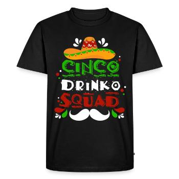 Fiesta Sombrero Joyeuse Troupe Cinco De Mayo - T-shirt Premium bio Homme - noir - Devant - Nico (187cm)