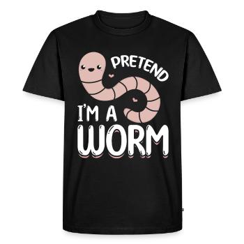 Worm Farm Nice worm composting worm lovers so - Men's Premium Organic T-Shirt - black - Front - Nico (187cm)