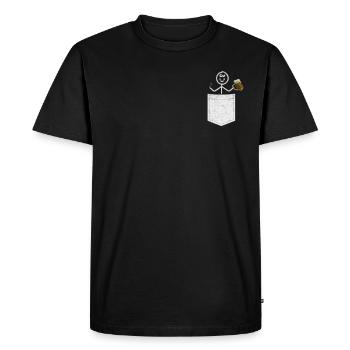 Funny Darts Darts Game Funny - Men's Premium Organic T-Shirt - black - Front - Nico (187cm)