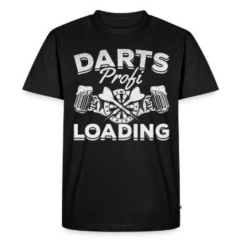 Dart Professional Loading Darts Game Play Darts Player - Men's Premium Organic T-Shirt - black - Front - Nico (187cm)