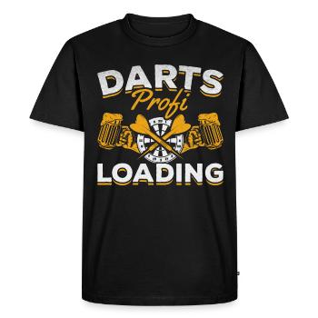 Dart Professional Loading Darts Player Darts Game - Men's Premium Organic T-Shirt - black - Front - Nico (187cm)